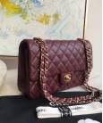 Сумка Medium Classic Double Flap Bordeaux